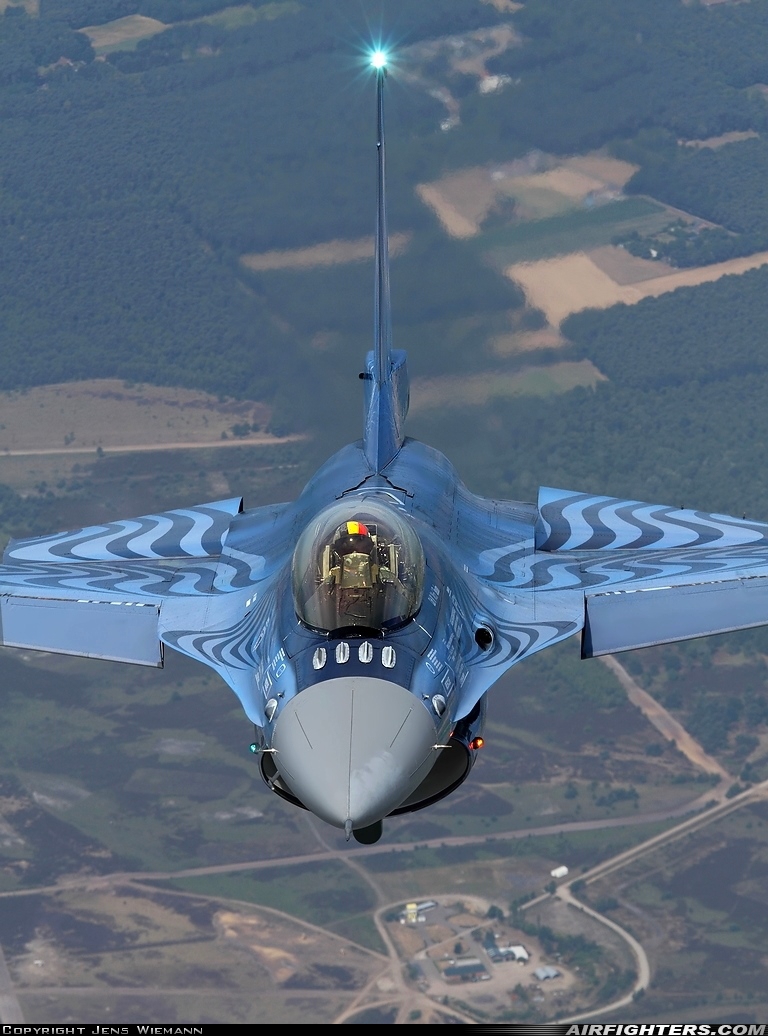 Belgium - Air Force General Dynamics F-16AM Fighting Falcon FA-110 at In Flight, Belgium
