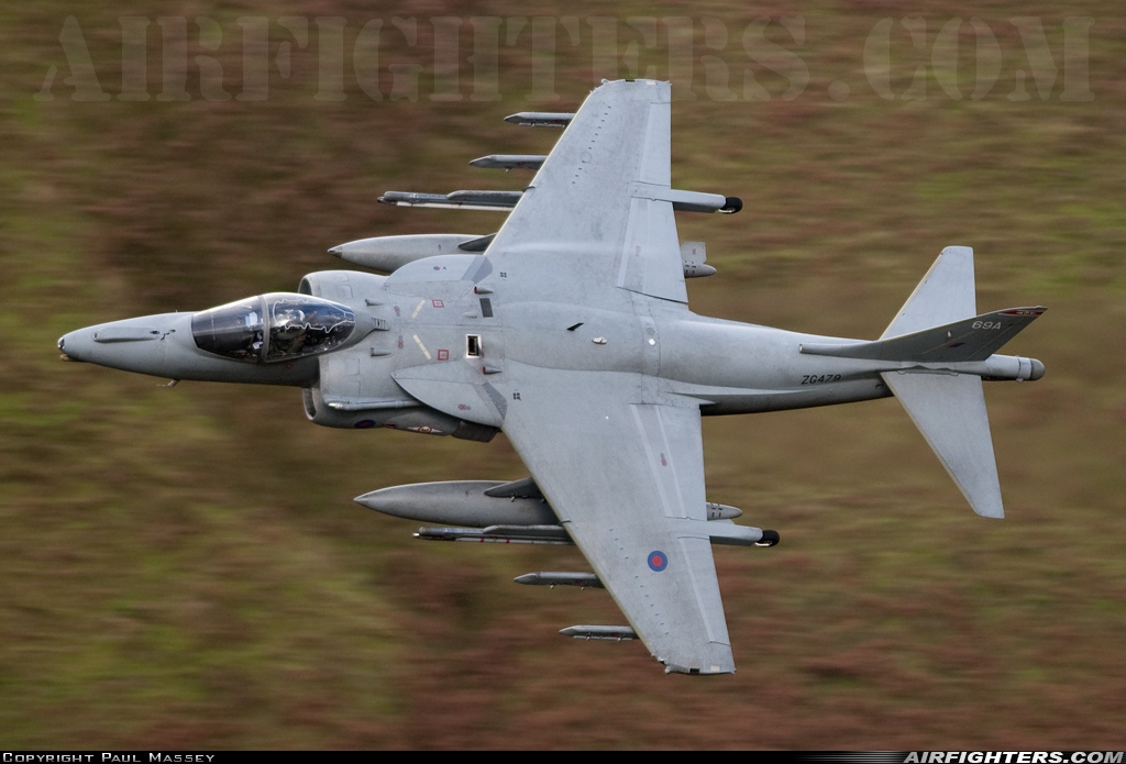 UK - Air Force British Aerospace Harrier GR.9 ZG479 at Off-Airport - Machynlleth Loop Area, UK