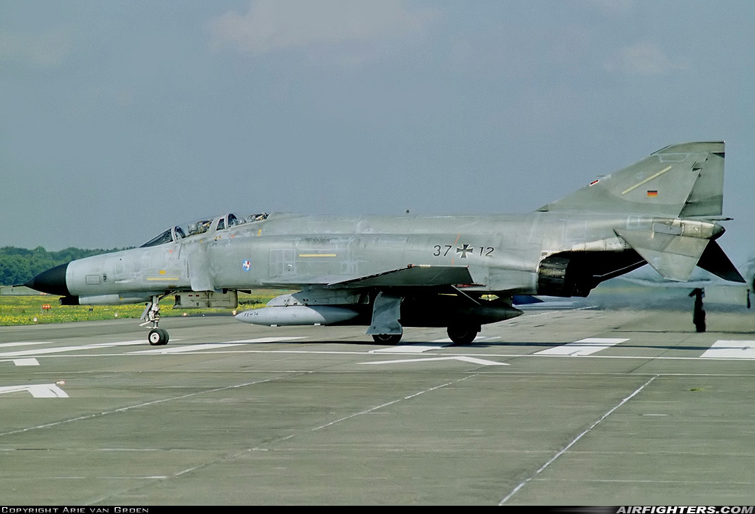 Germany - Air Force McDonnell Douglas F-4F Phantom II 37+12 at Breda - Gilze-Rijen (GLZ / EHGR), Netherlands