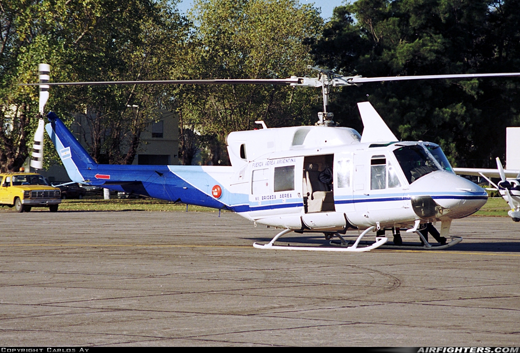 Argentina - Air Force Bell 212 H-86 at Moron (MOR / SADM), Argentina