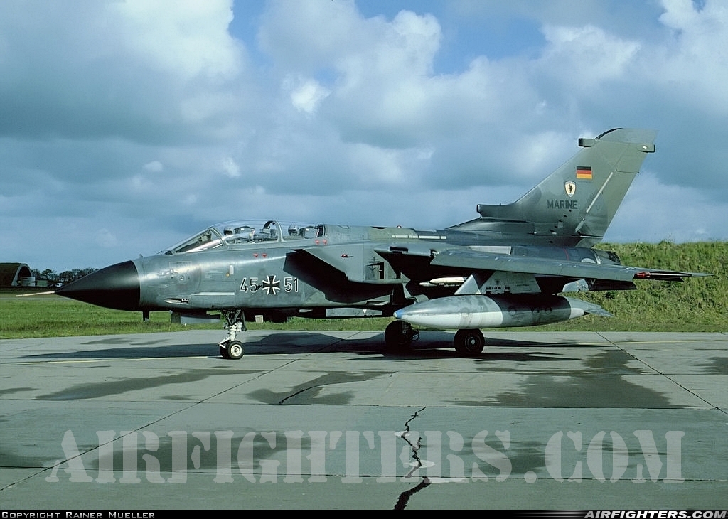 Germany - Navy Panavia Tornado IDS 45+51 at Eggebek (ETME), Germany