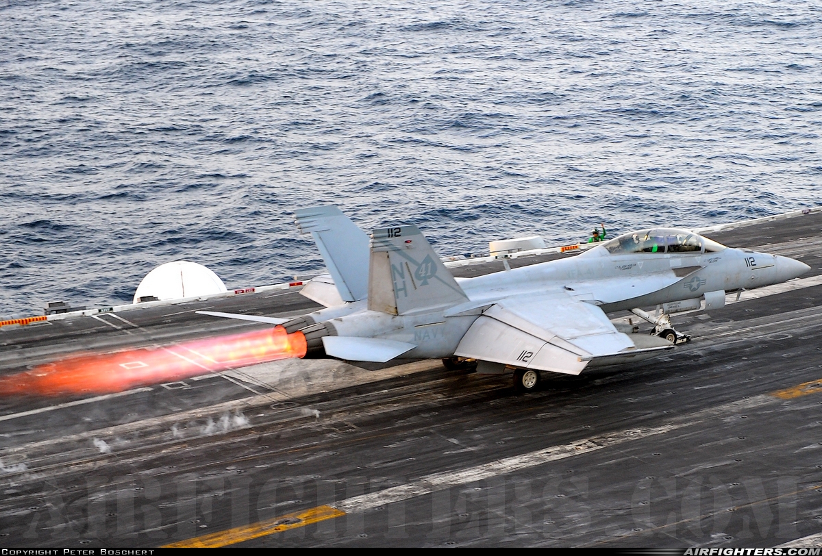 USA - Navy Boeing F/A-18F Super Hornet 166853 at Off-Airport - Arabian Sea, International Airspace