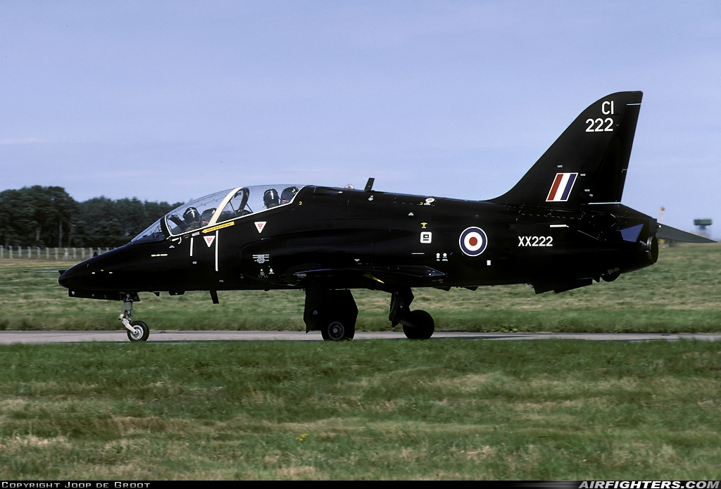 UK - Air Force British Aerospace Hawk T.1A XX222 at Lossiemouth (LMO / EGQS), UK