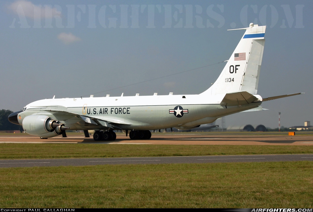 USA - Air Force Boeing RC-135W Rivet Joint (717-158) 62-4134 at Mildenhall (MHZ / GXH / EGUN), UK