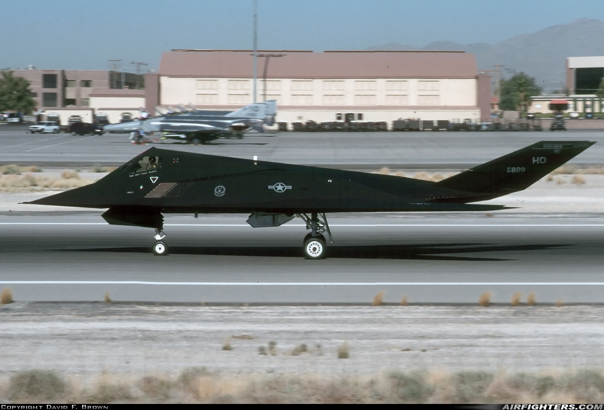 USA - Air Force Lockheed F-117A Nighthawk 84-0828 at Las Vegas - Nellis AFB (LSV / KLSV), USA