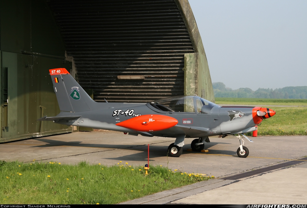 Belgium - Air Force SIAI-Marchetti SF-260D ST-40 at Beauvechain (EBBE), Belgium