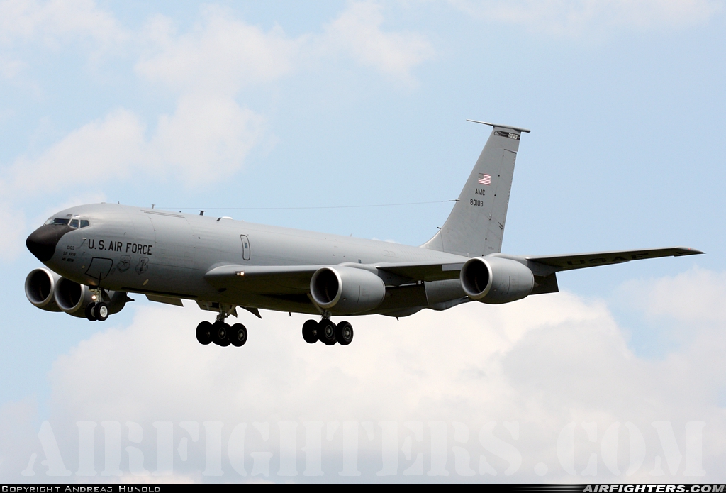 USA - Air Force Boeing KC-135T Stratotanker (717-148) 58-0103 at Geilenkirchen (GKE / ETNG), Germany