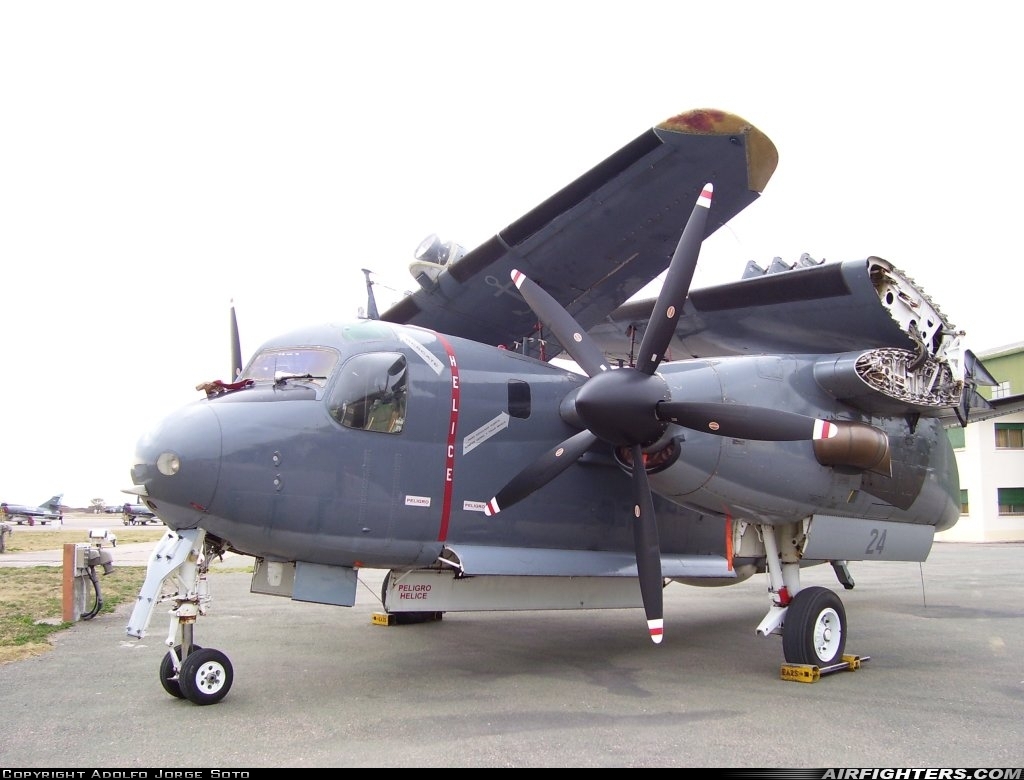 Argentina - Navy Grumman S-2T Turbo Tracker (G-121) 0703 at Bahia Blanca - Comandante Espora (BHI - SAZB), Argentina