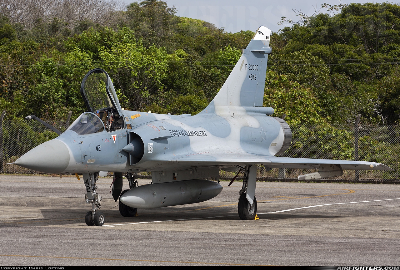 Brazil - Air Force Dassault Mirage F-2000C (Mirage 2000C) 4942 at Natal - Augusto Severo (NAT / SBNT), Brazil