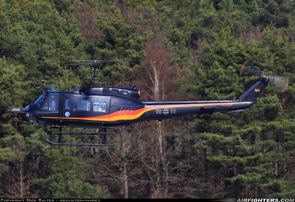 Germany - Air Force Bell UH-1D Iroquois (205) 98+98 at Ingolstadt - Manching (ETSI), Germany