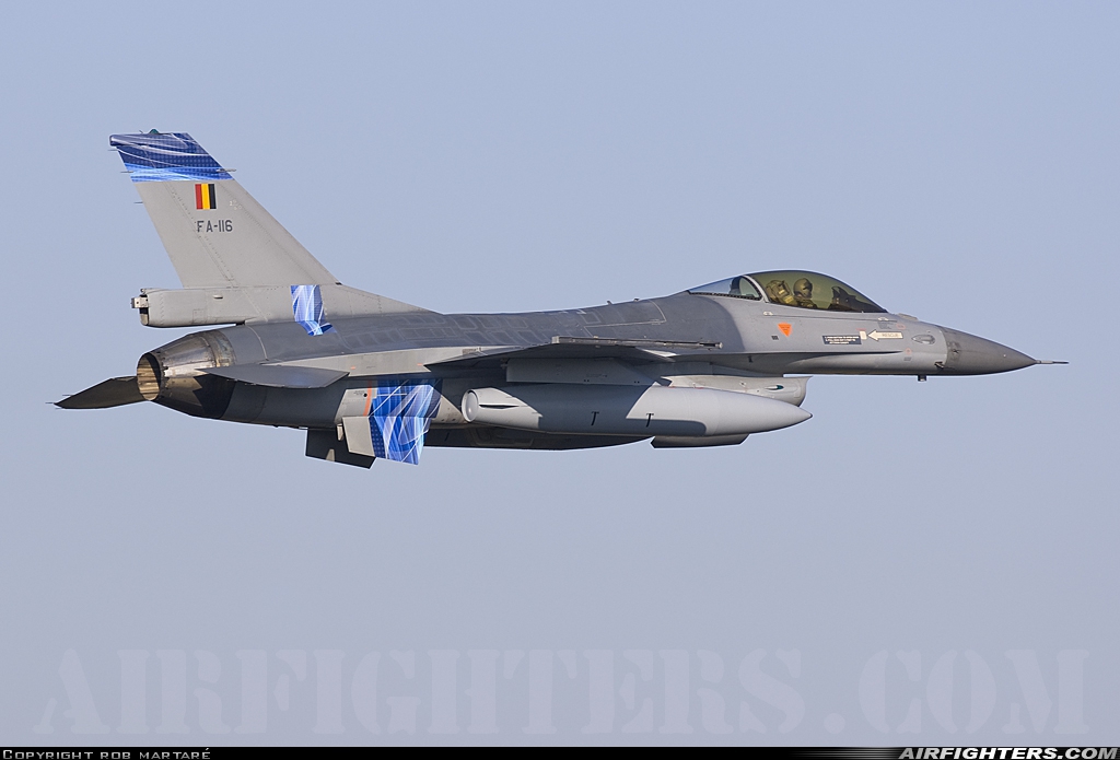 Belgium - Air Force General Dynamics F-16AM Fighting Falcon FA-116 at Eindhoven (- Welschap) (EIN / EHEH), Netherlands