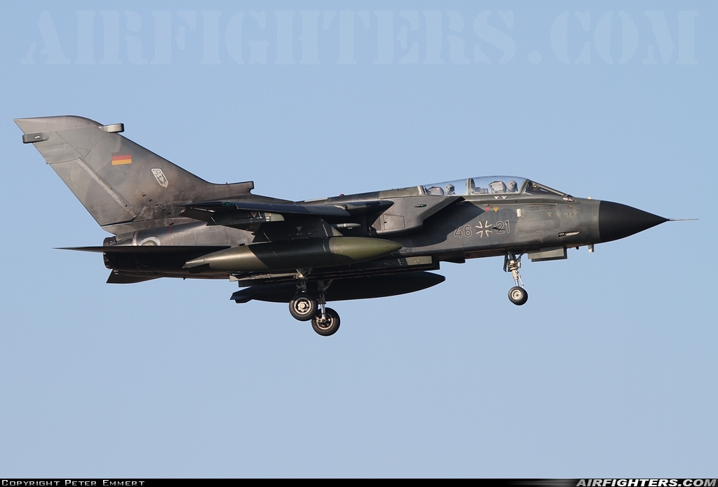 Germany - Air Force Panavia Tornado IDS 46+21 at Eindhoven (- Welschap) (EIN / EHEH), Netherlands