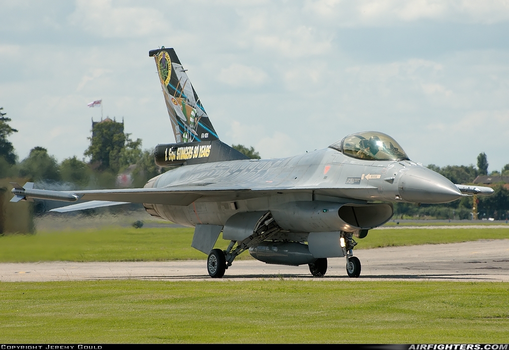 Belgium - Air Force General Dynamics F-16AM Fighting Falcon FA-101 at Yeovilton (YEO / EGDY), UK