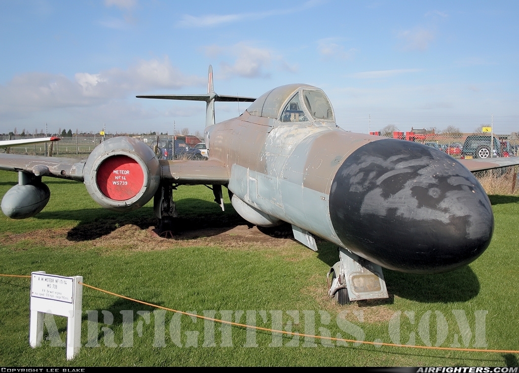UK - Air Force Gloster Meteor NF.14 WS739 at Winthorpe, UK