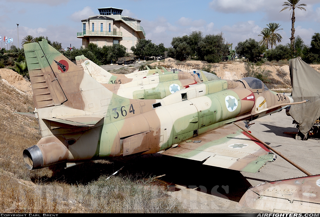 Israel - Air Force Douglas A-4N Skyhawk 364 at Beersheba - Hatzerim (LLHB), Israel