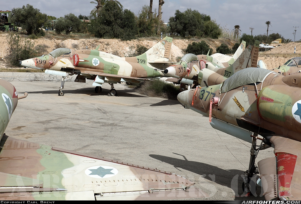 Israel - Air Force Douglas A-4N Skyhawk 399 at Beersheba - Hatzerim (LLHB), Israel