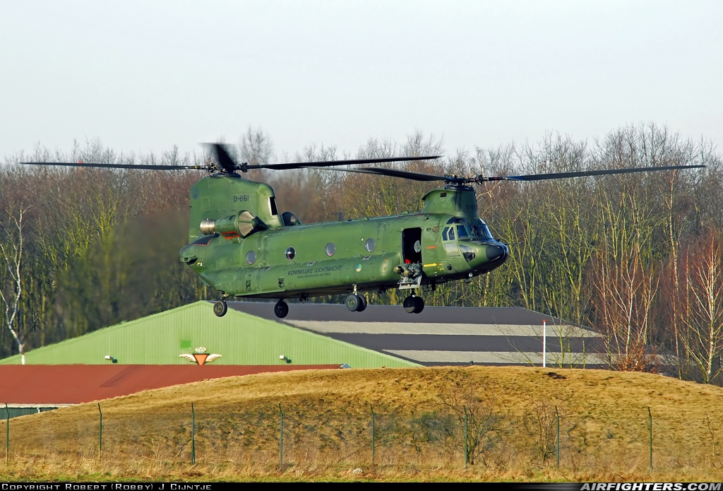 Netherlands - Air Force Boeing Vertol CH-47D Chinook D-661 at Breda - Gilze-Rijen (GLZ / EHGR), Netherlands