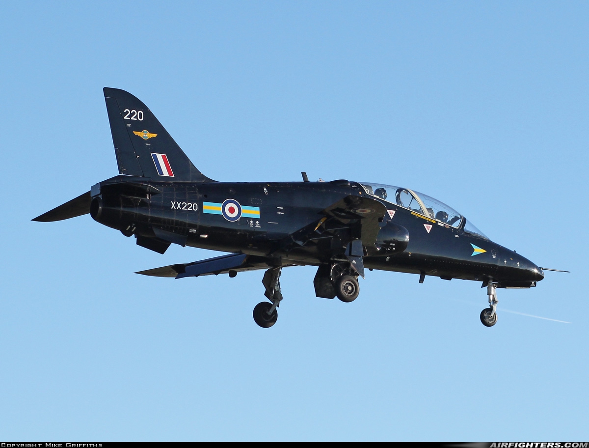 UK - Air Force British Aerospace Hawk T.1A XX220 at Valley (EGOV), UK