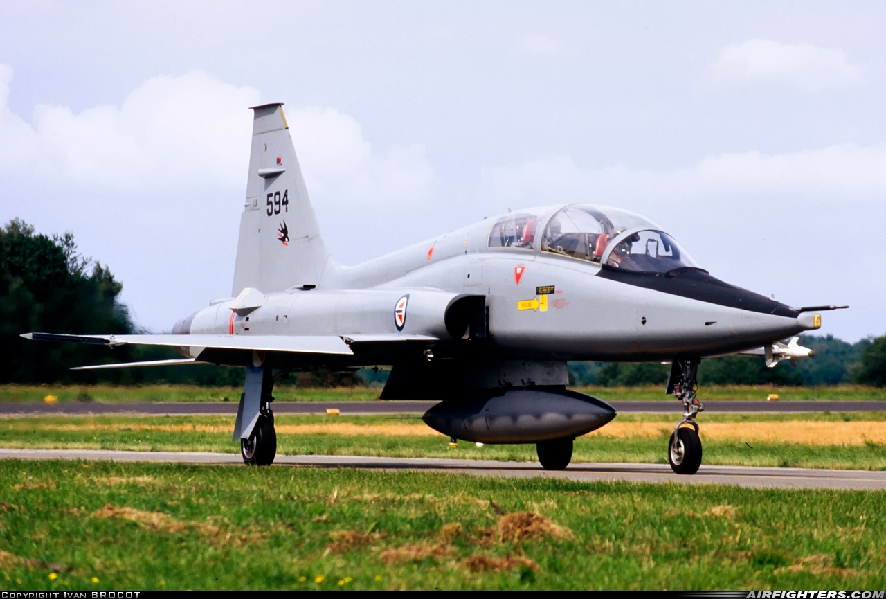 Norway - Air Force Northrop F-5B Freedom Fighter 594 at Florennes (EBFS), Belgium
