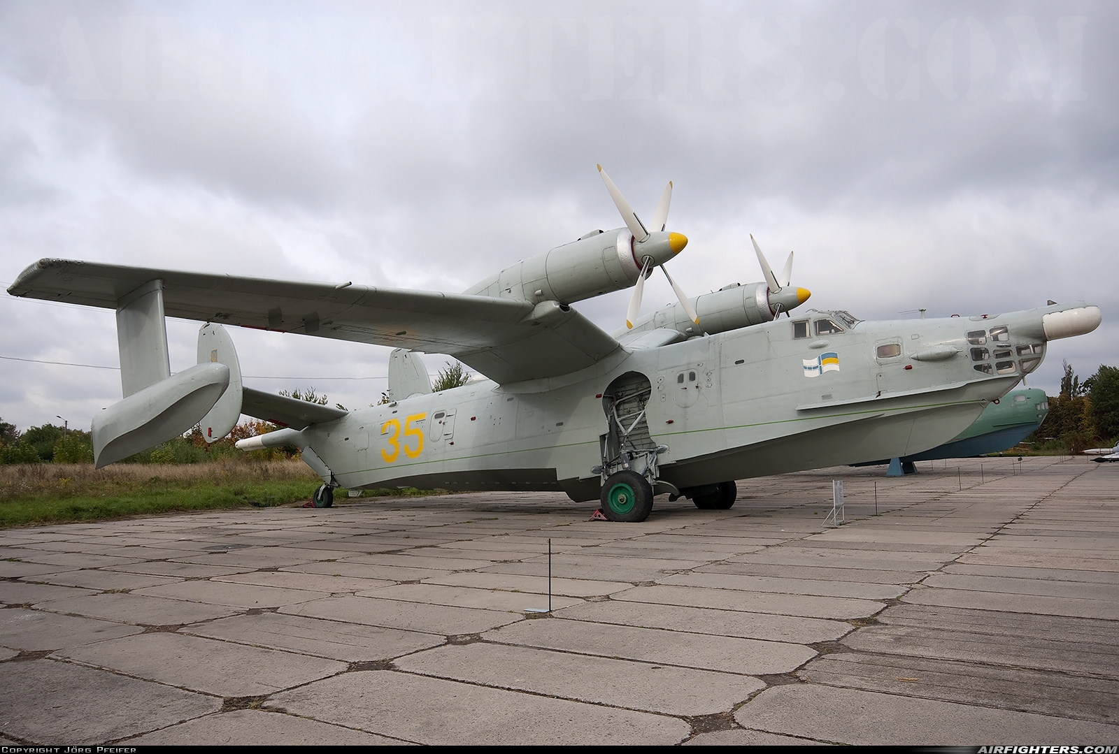 Ukraine - Navy Beriev Be-12PL Chaika 35 YELLOW at Kiev - Zhulyany (IEV / UKKK), Ukraine