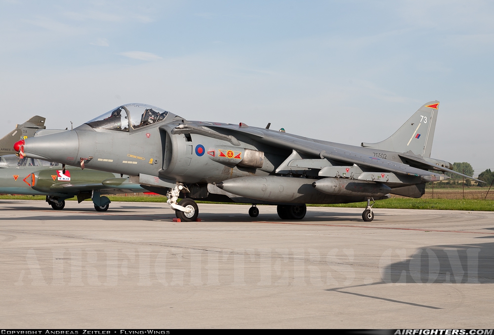 UK - Navy British Aerospace Harrier GR.9 ZG502 at Brno - Turany (BRQ / LKTB), Czech Republic