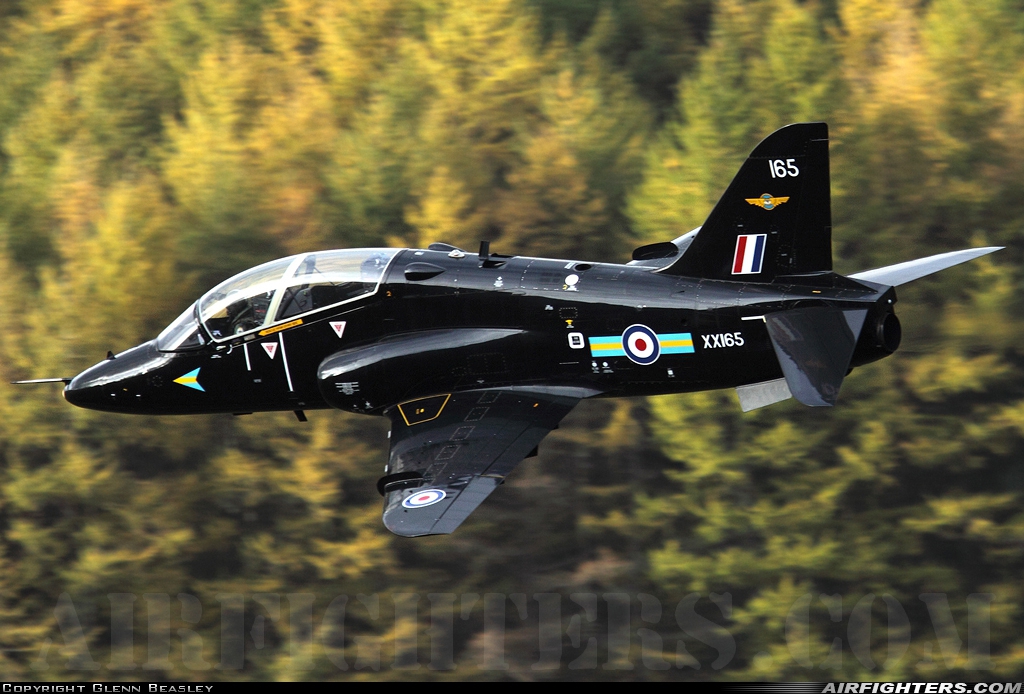 UK - Air Force British Aerospace Hawk T.1 XX165 at Off-Airport - Machynlleth Loop Area, UK