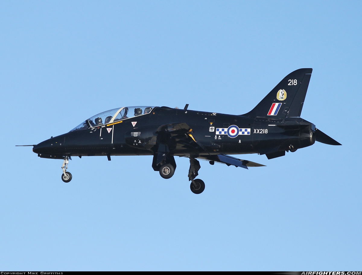 UK - Air Force British Aerospace Hawk T.1A XX218 at Valley (EGOV), UK