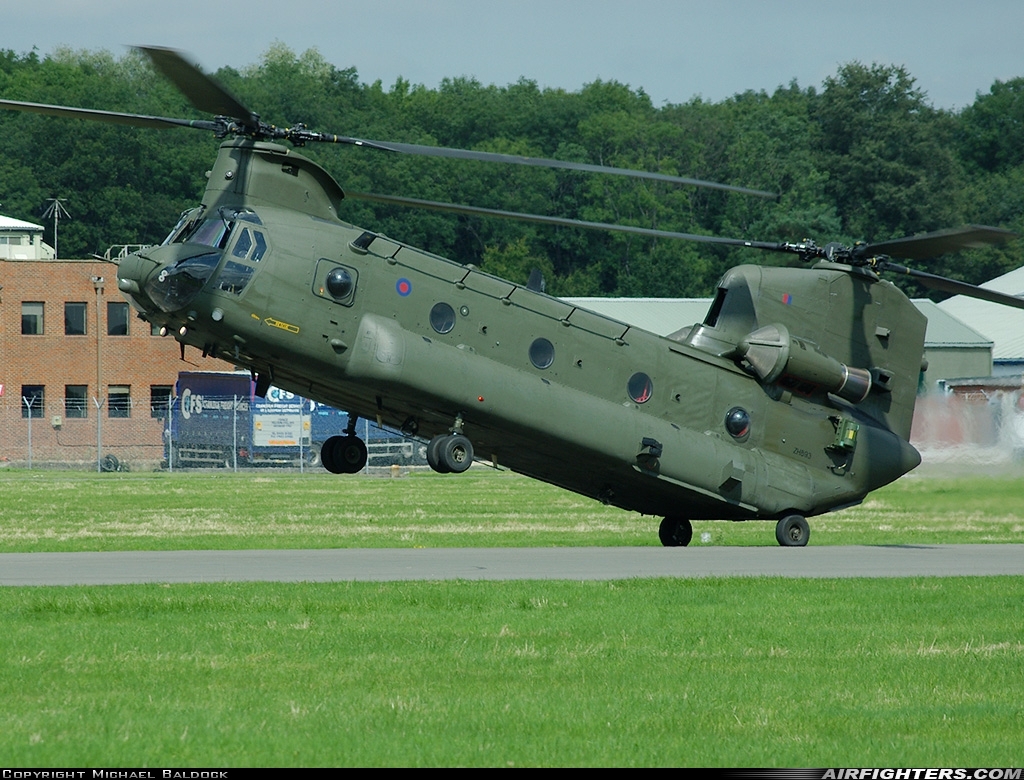 UK - Air Force Boeing Vertol Chinook HC2A (CH-47D) ZH893 at Dunsfold (EGTD), UK