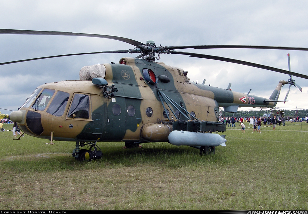 Hungary - Air Force Mil Mi-17 705 at Kecskemet (LHKE), Hungary