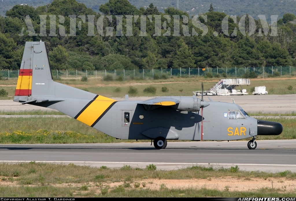 Spain - Air Force CASA C-212-200 Aviocar D3B-05 at Palma de Mallorca (- Son San Juan) (PMI / LEPA / LESJ), Spain