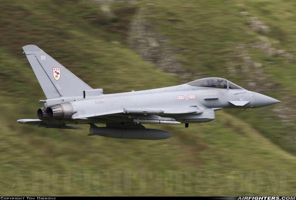 UK - Air Force Eurofighter Typhoon F2 ZJ920 at Off-Airport - Cumbria, UK