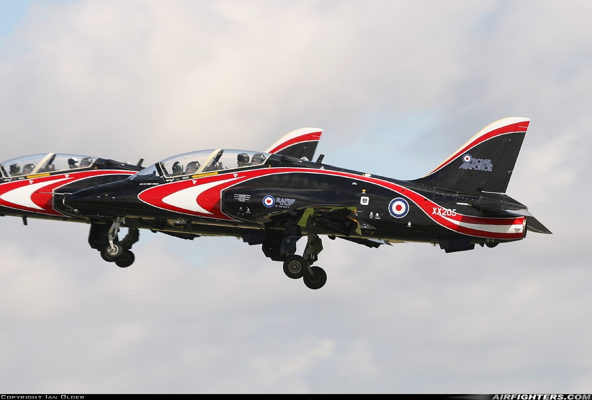 UK - Air Force British Aerospace Hawk T.1A XX205 at Fairford (FFD / EGVA), UK