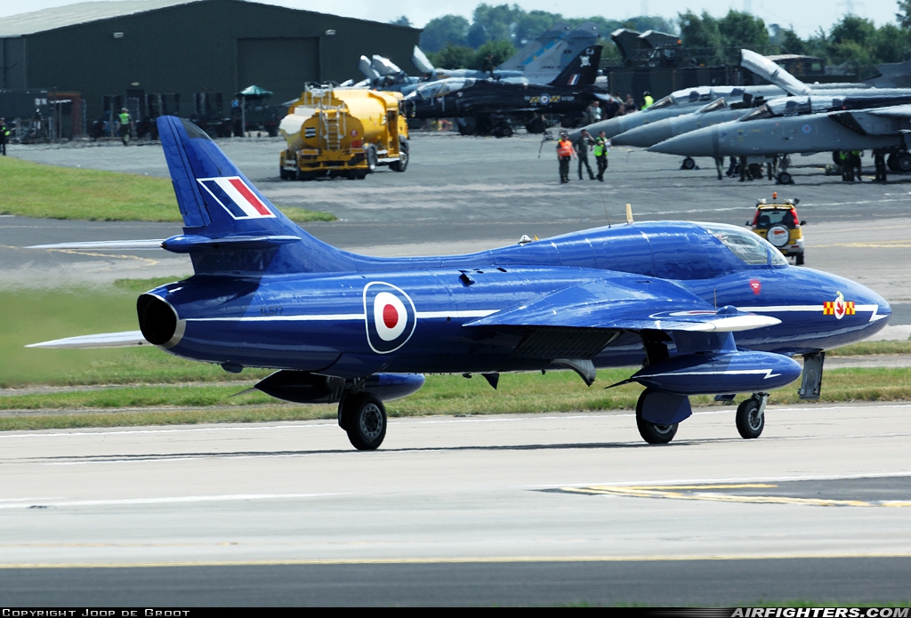 Private Hawker Hunter T7 G-BXKF at Waddington (WTN / EGXW), UK