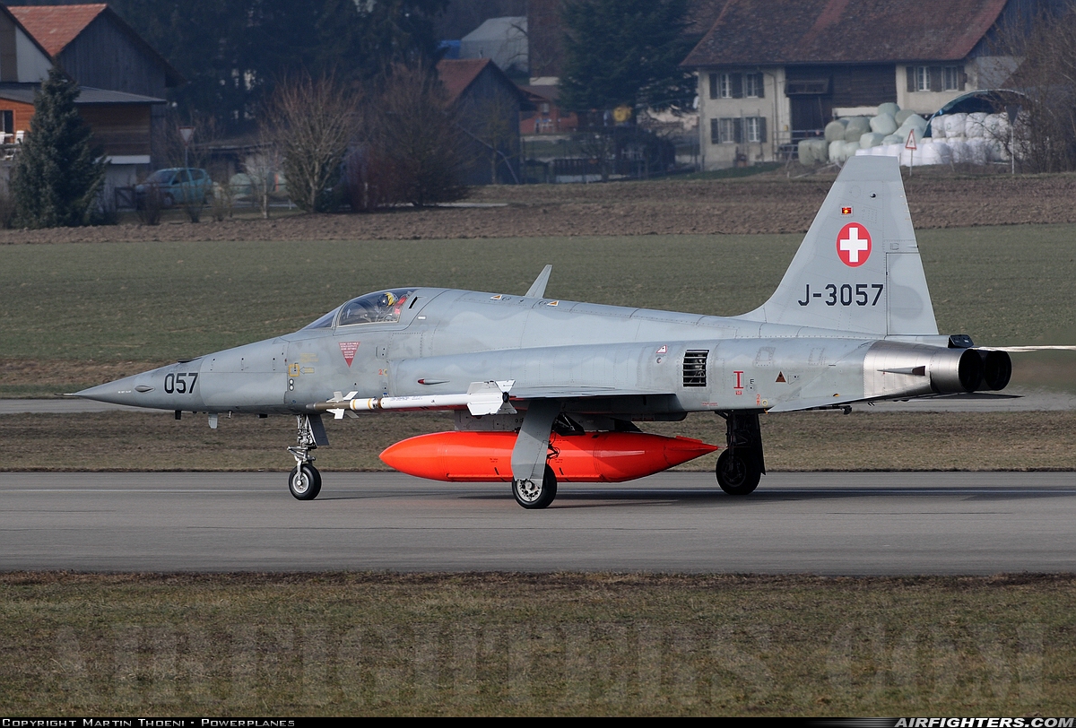 Switzerland - Air Force Northrop F-5E Tiger II J-3057 at Payerne (LSMP), Switzerland