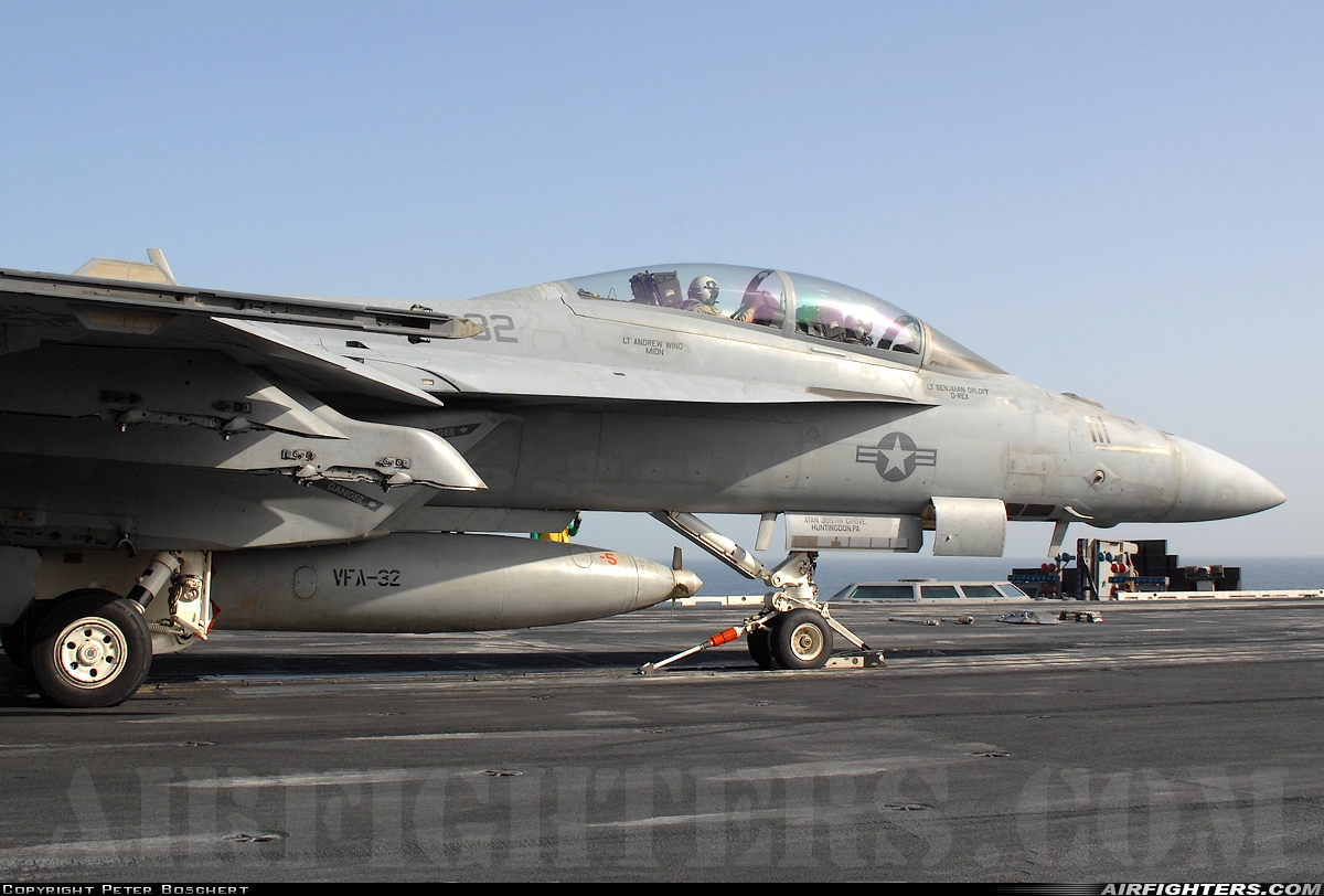 USA - Navy Boeing F/A-18F Super Hornet 166678 at Off-Airport - Arabian Sea, International Airspace