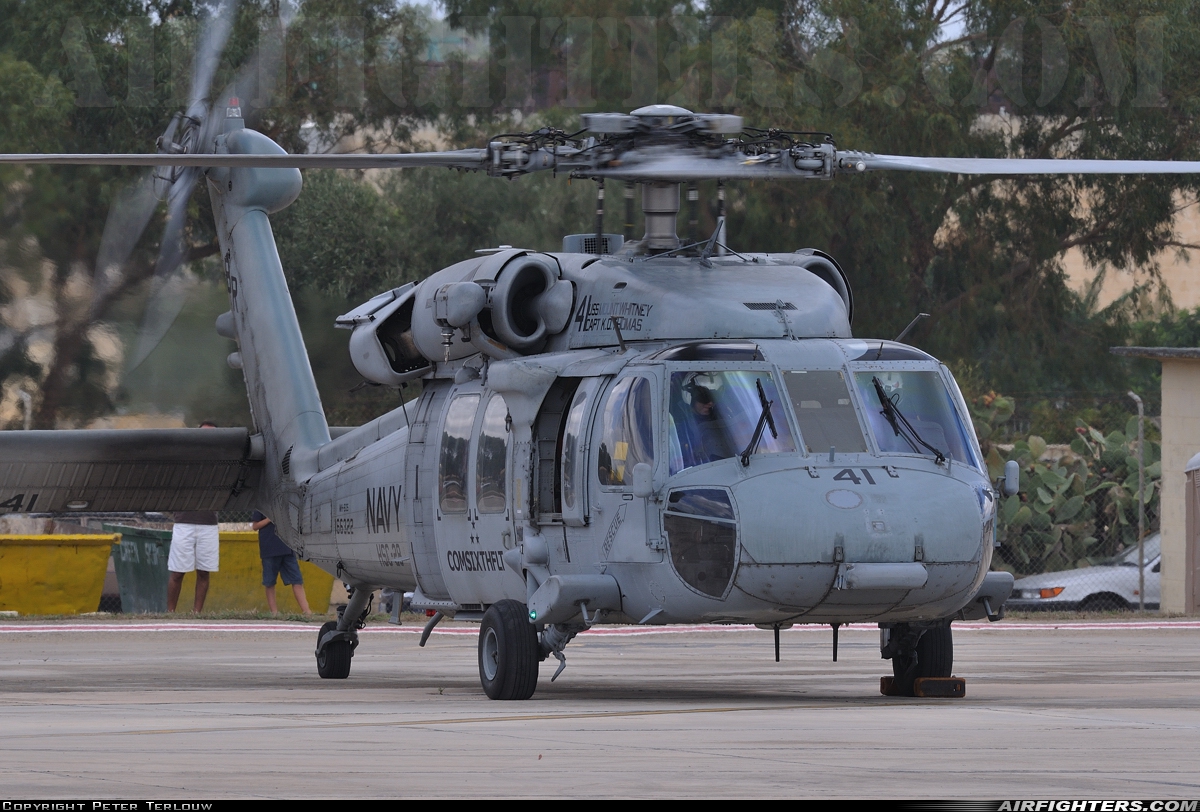USA - Navy Sikorsky MH-60S Knighthawk (S-70A) 166322 at Luqa - Malta International (MLA / LMML), Malta