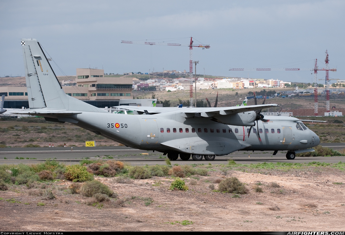 Spain - Air Force CASA CN235M T.21-12 at Gran Canaria (- Las Palmas / Gando) (LPA / GCLP), Spain