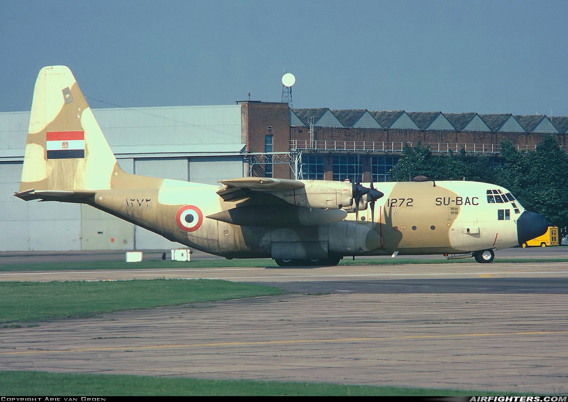 Egypt - Air Force Lockheed C-130H Hercules (L-382) 1272 at Mildenhall (MHZ / GXH / EGUN), UK