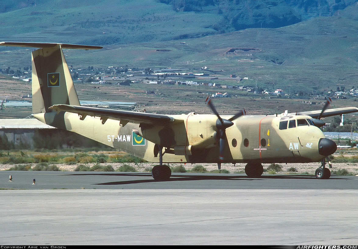 Mauritania - Air Force De Havilland Canada DHC-5 Buffalo 5T-MAW at Gran Canaria (- Las Palmas / Gando) (LPA / GCLP), Spain