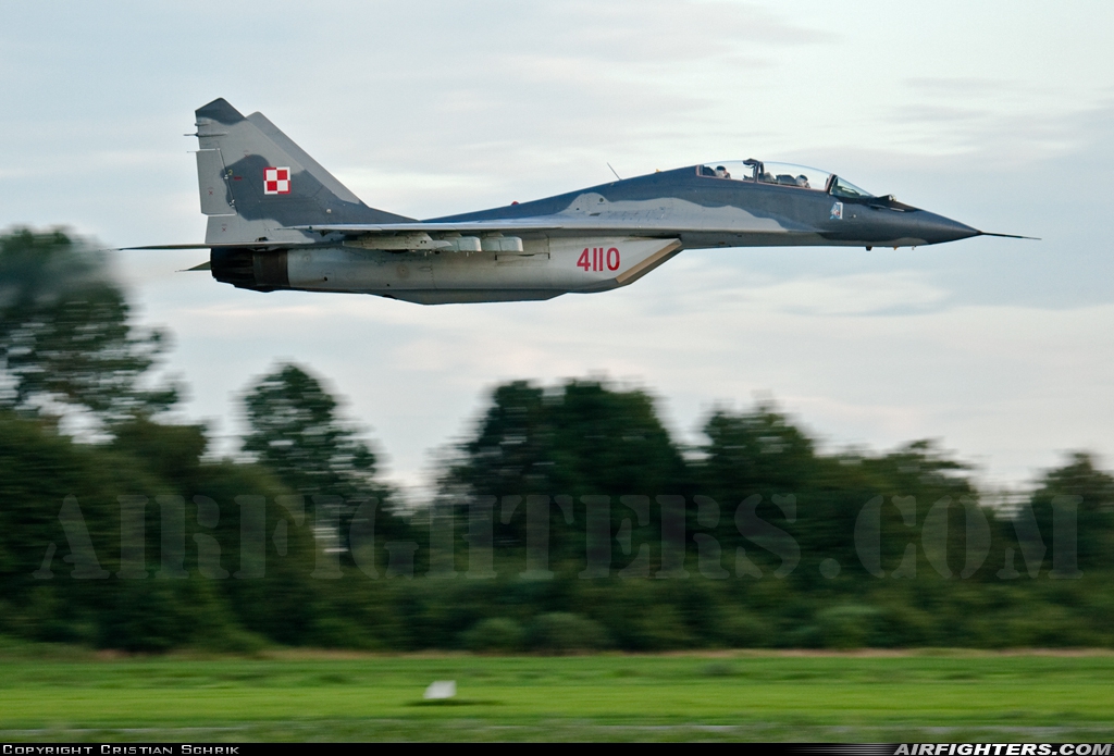 Poland - Air Force Mikoyan-Gurevich MiG-29GT (9.51) 4110 at Malbork (EPMB), Poland