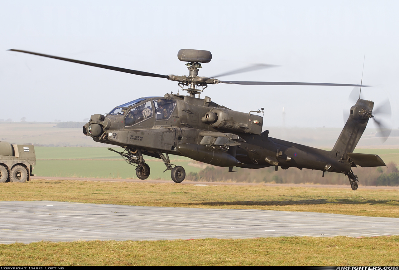 UK - Army Westland Apache AH1 (WAH-64D) ZJ204 at Netheravon (EGDN), UK