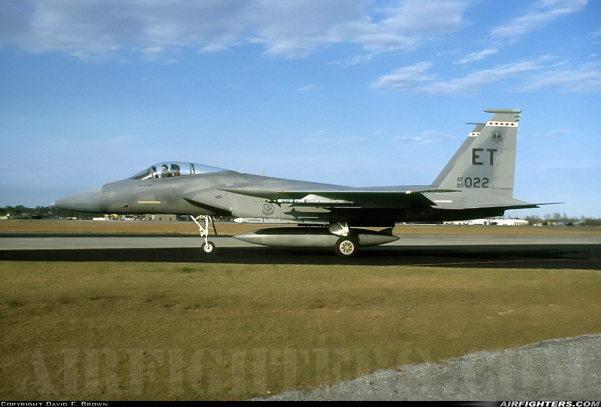 USA - Air Force McDonnell Douglas F-15C Eagle 80-0022 at Savannah - International (SAV / KSAV), USA