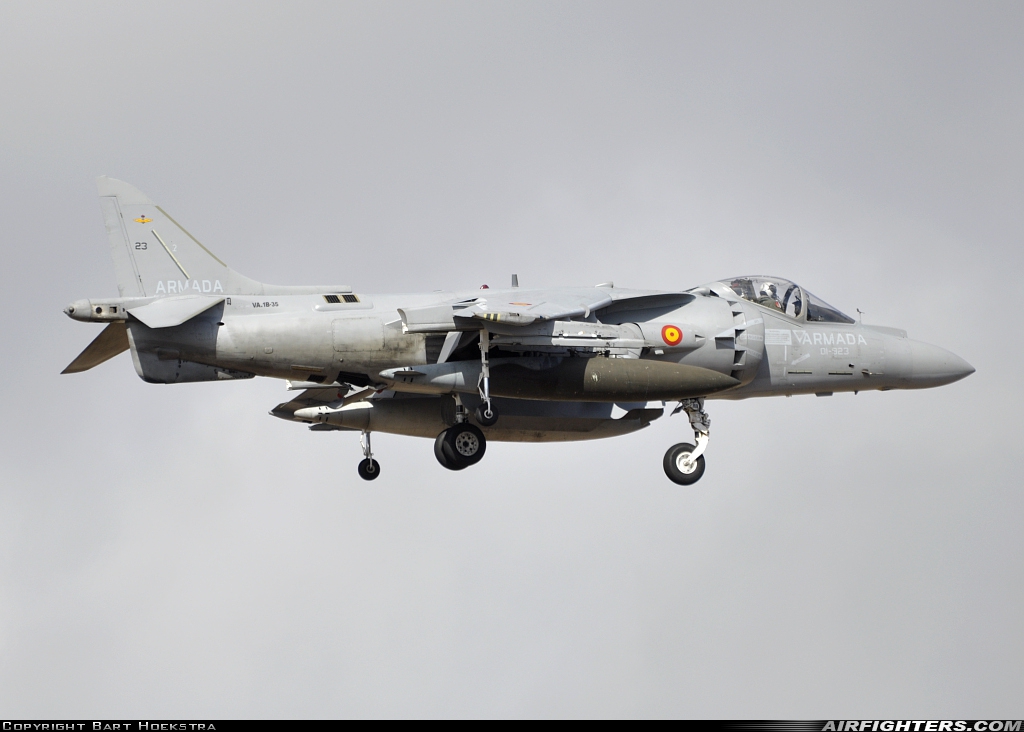 Spain - Navy McDonnell Douglas EAV-8B+ Harrier II VA.1B-35 at Gran Canaria (- Las Palmas / Gando) (LPA / GCLP), Spain