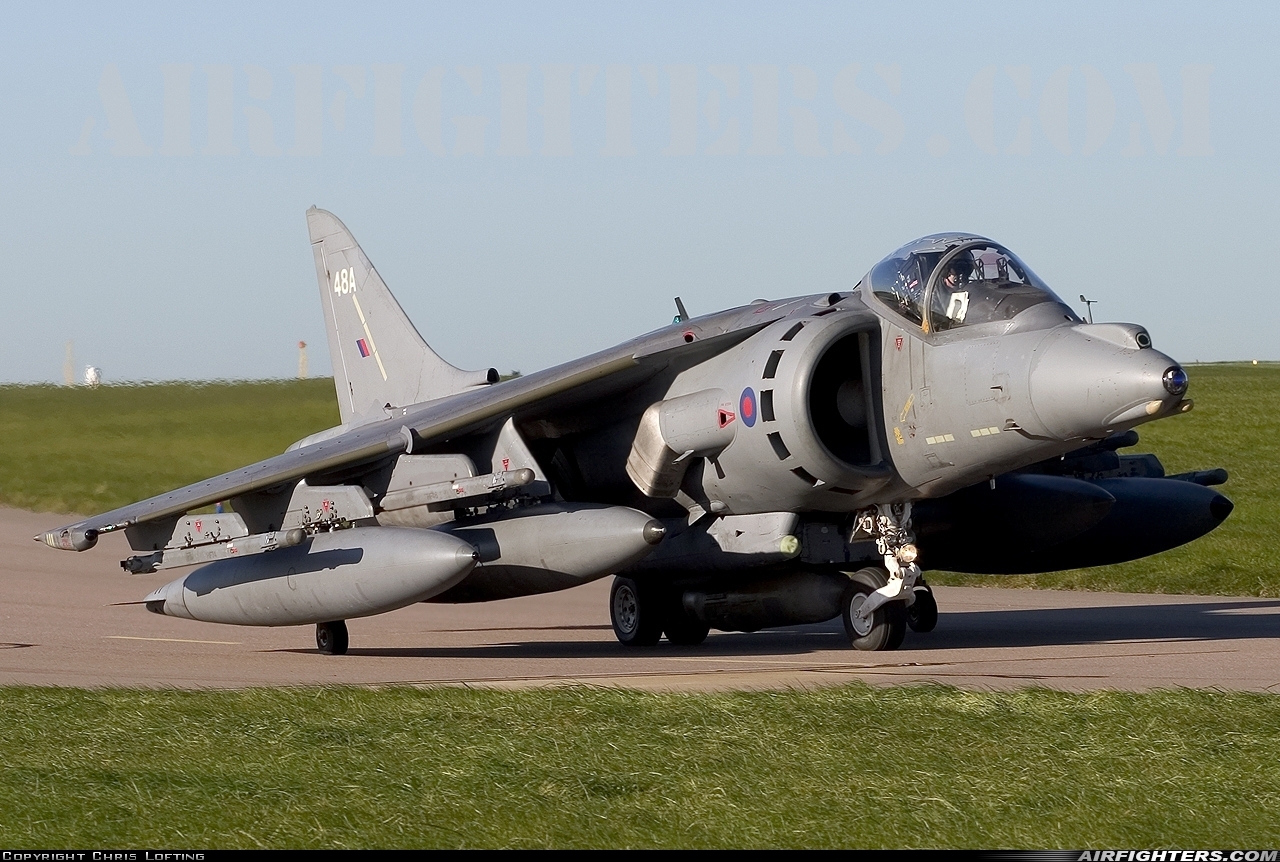 UK - Air Force British Aerospace Harrier GR.7A ZD436 at Cottesmore (Oakham) (OKH / EGXJ), UK
