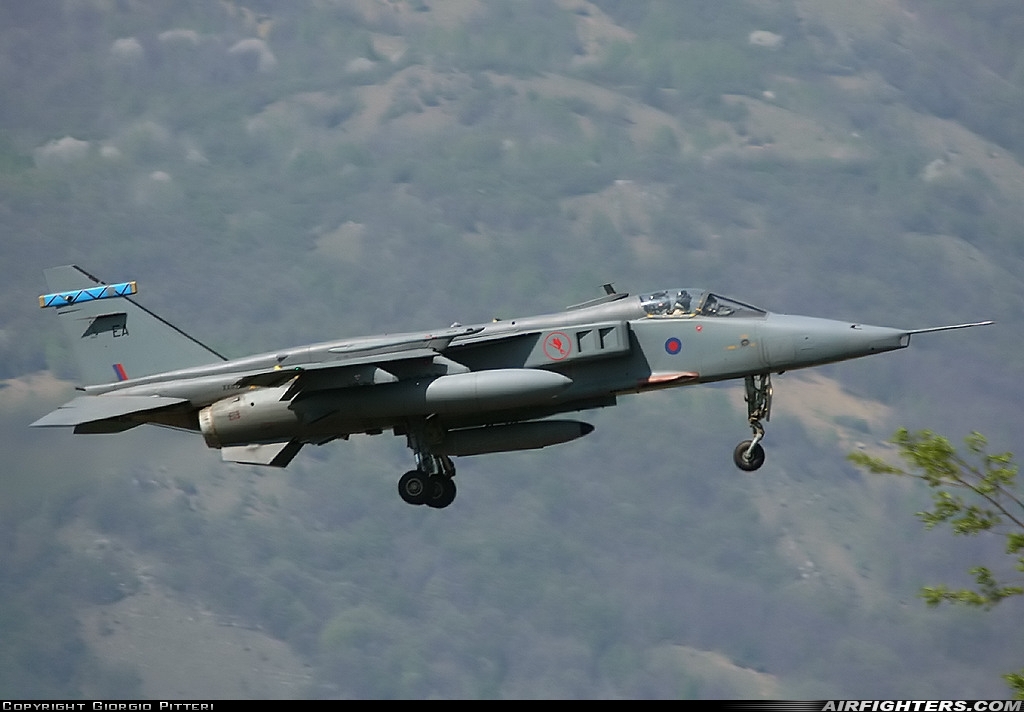 UK - Air Force Sepecat Jaguar GR3A XX112 at Aviano (- Pagliano e Gori) (AVB / LIPA), Italy