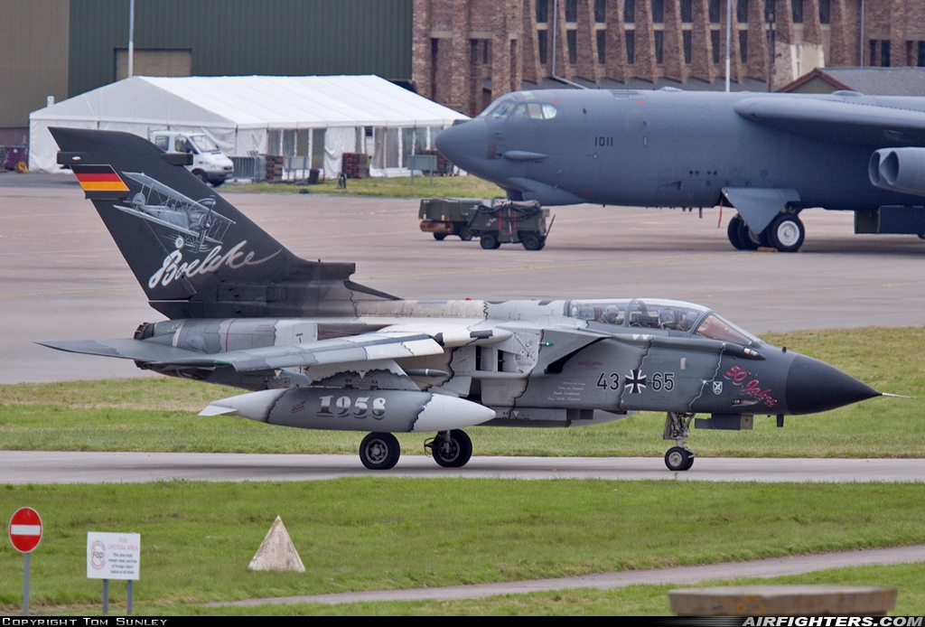 Germany - Air Force Panavia Tornado IDS 43+65 at Leuchars (St. Andrews) (ADX / EGQL), UK