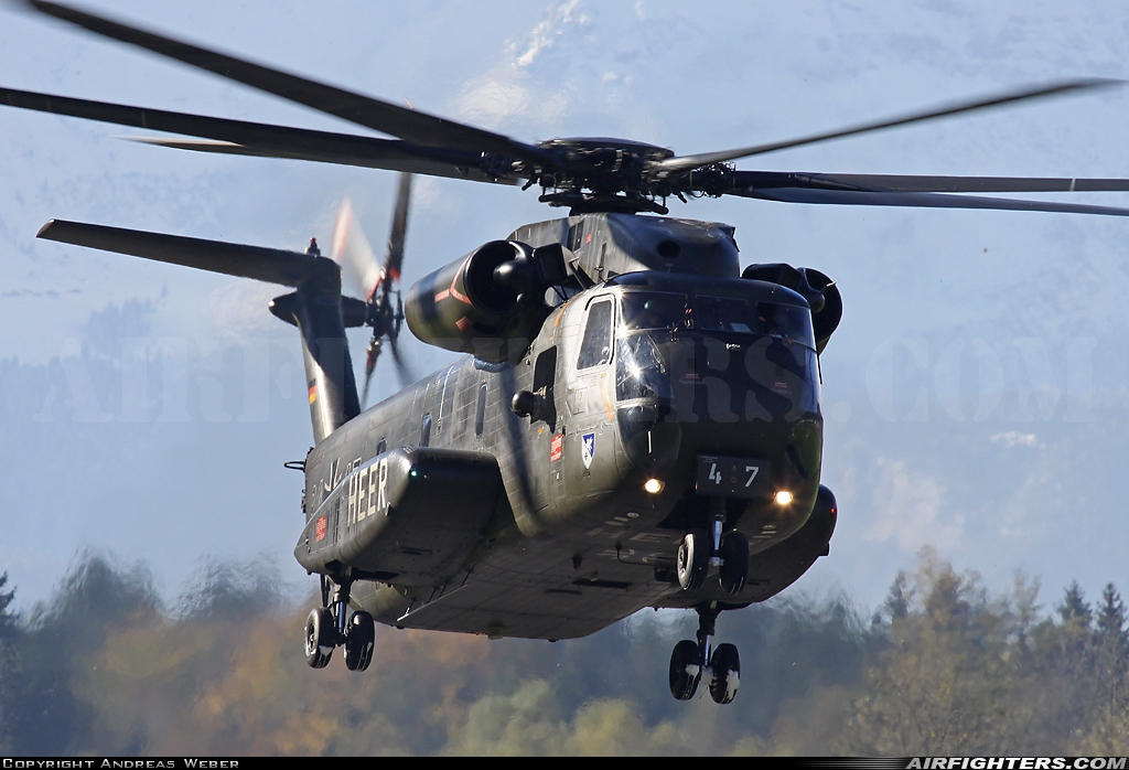 Germany - Army Sikorsky CH-53G (S-65) 84+47 at Alpnach (LSMA), Switzerland