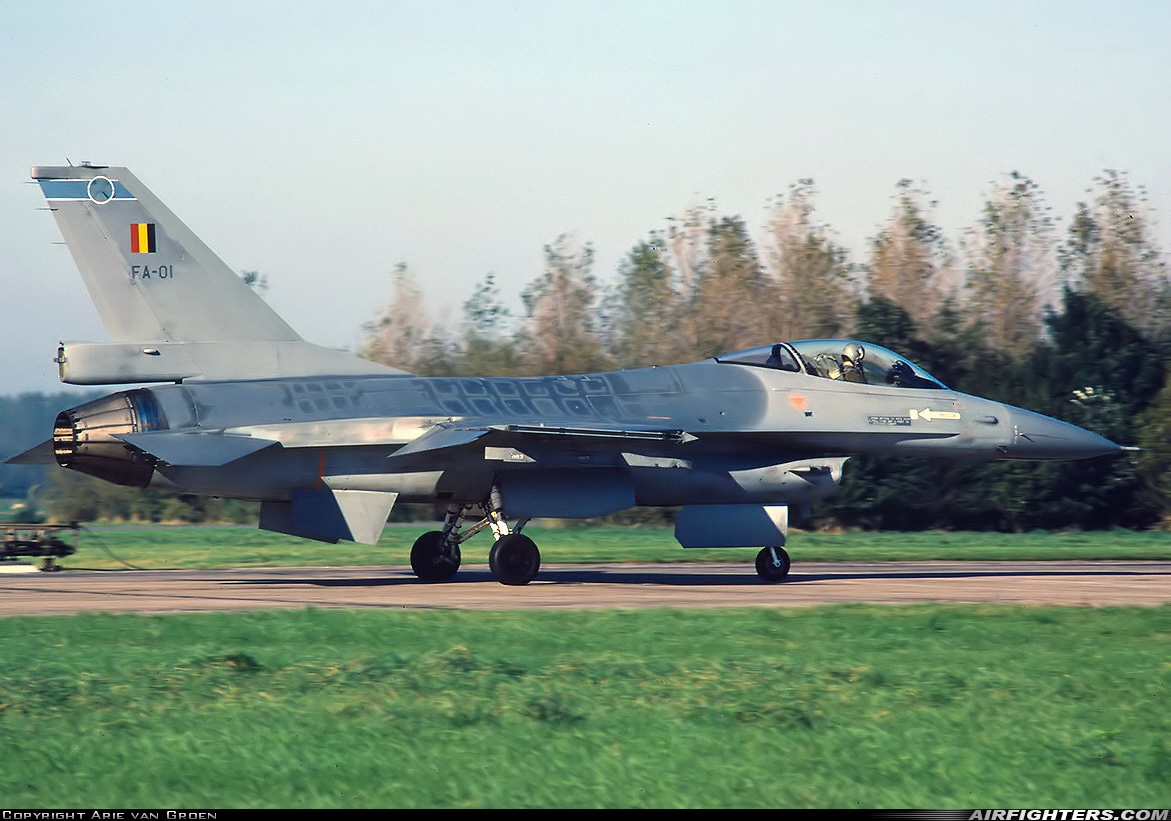 Belgium - Air Force General Dynamics F-16A Fighting Falcon FA-01 at Leeuwarden (LWR / EHLW), Netherlands