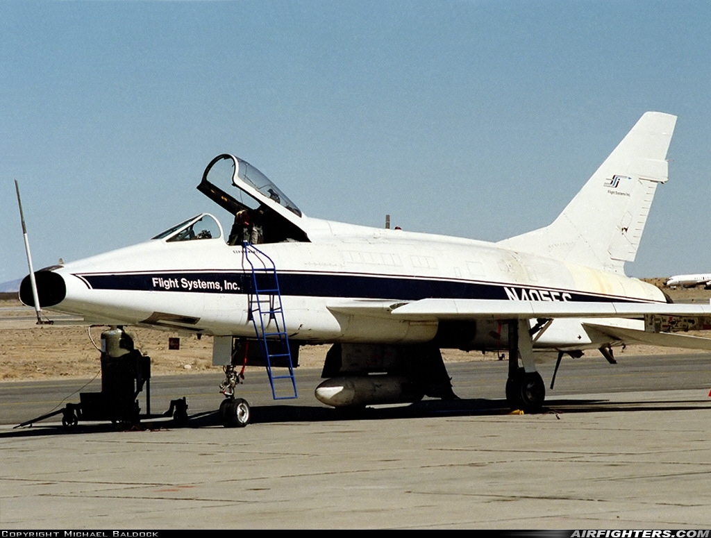 Company Owned - BAe Systems North American F-100F Super Sabre N405FS at Mojave (MHV), USA