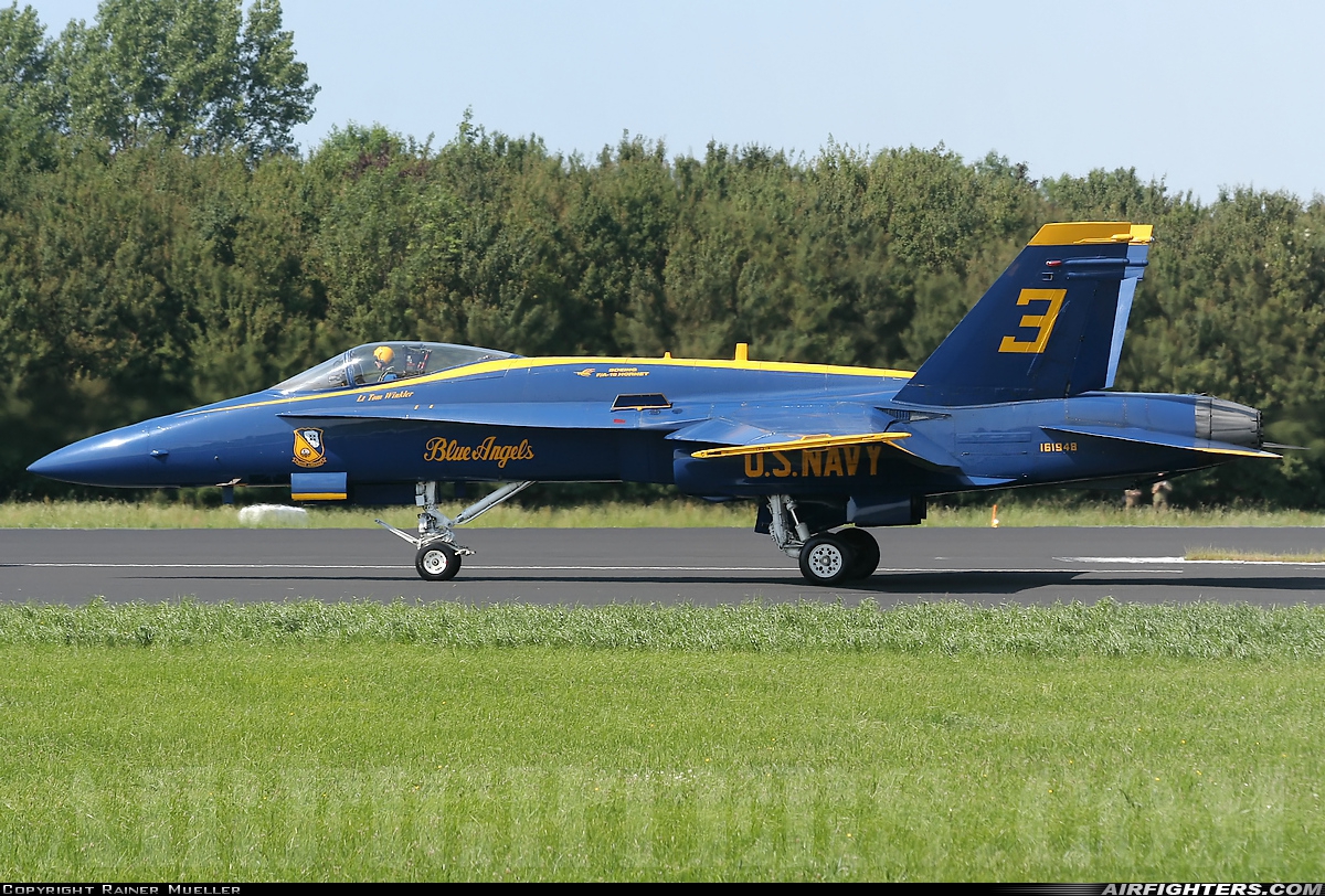 USA - Navy McDonnell Douglas F/A-18A Hornet 161948 at Leeuwarden (LWR / EHLW), Netherlands